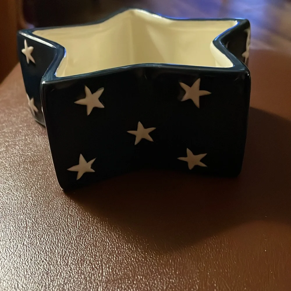 Home Interiors 2002 Patriotic Star Dish